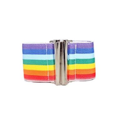 Imagem de Cinto ubisséx elástico moda arco íris k00759 - Barão do Couro, Colorid