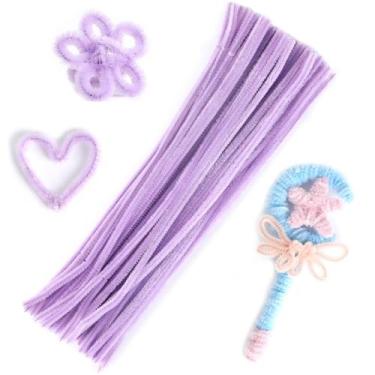 Imagem de Limpadores de cachimbo Craft LOMIMOS 100 unidades com haste de chenill