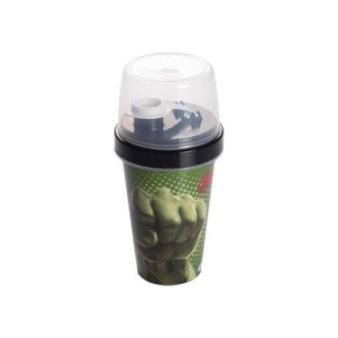 Imagem de Copo Mini Shakeira Hulk 320ml - Plasútil, Copo Shake