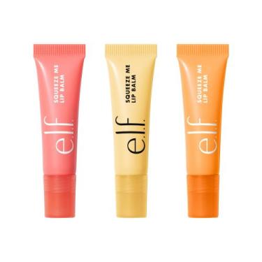 Imagem de Conjunto de Protetor Labial e.l.f. Squeeze Me - Morango, Baunilha e Pê
