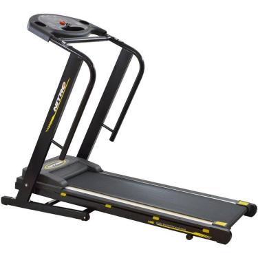 Imagem de Esteira Elétrica Polimet Residencial Academia Fitness Dobrável Nitro N16 Bivolt 127V/220V Cor Preto