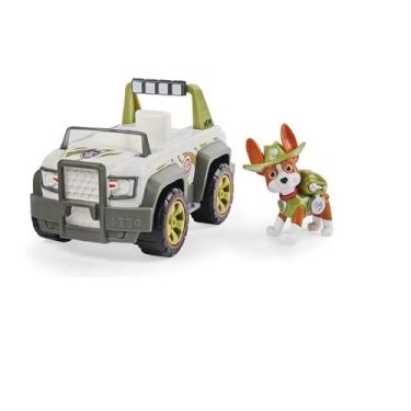 Imagem de Patrulha Canina Boneco Brinquedo Veiculo Solido Tracker - Sunny