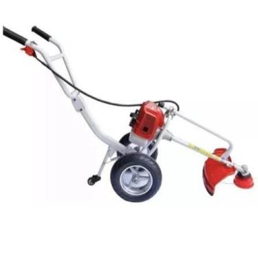 Imagem de Roçadeira Carrinho Com Guidom 63cc A Gasolina Excelente! - Knakasaki