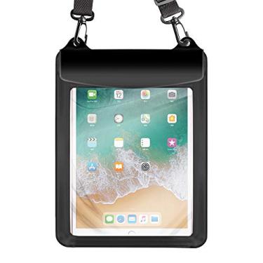 Imagem de Bolsa universal à prova d'água para tablet para iPad 10.2/9.7, iPad Pro 11/10.5, iPad Air, Samsung Galaxy Tab, Surface Go, Lenovo Dragon Touch Fusion5 Asus Vankyo MatrixPad Simbans LG (preto)