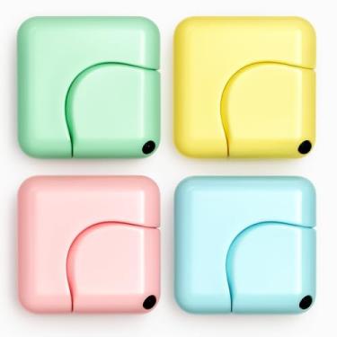 Imagem de Cubo Gyro Clicker Fidget Toy Cube Mini Spinner Anti Stress