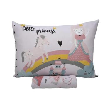 Imagem de Jogo Cama Infantil Em Malha Joy Portallar Princesas Magicas