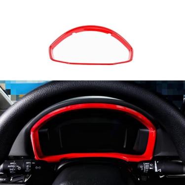 Imagem de BOLTRY Capa de acabamento de painel ABS para Honda Civic 2022 2023 2024 11ª geração, consoles centrais, painel de instrumentos, adesivo de decoração de interiores