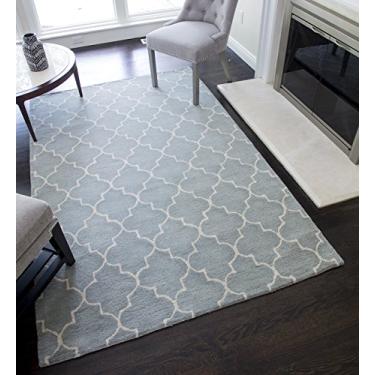 Imagem de Rugs America KD300C Tapete de área, 2,4 m x 3,5 m, Brixton Blue