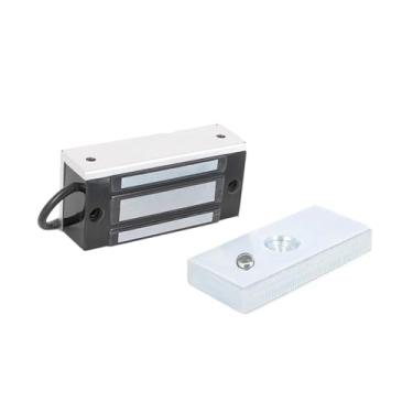 Imagem de Fechadura elétrica magnética eletromagnética DC12V 24V 60KG 45.4 kg segurando