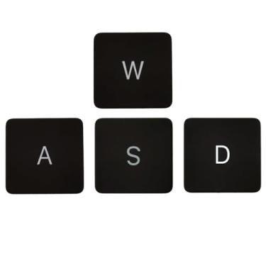 Imagem de WWGTMC 4 peças de substituição W, A, S e D teclas de seta com dobradiça de clipe de tesoura para MacBook Pro/Max M2 M3 M4 A2779 A2780 A2918 A2992 A2991 A3185 A3186 A3401 A3112 A3403,A33 113 A 3240 (W