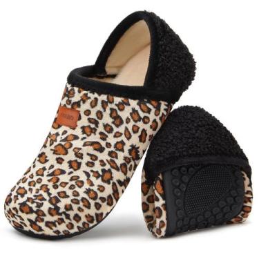 Imagem de Chinelos Tanamo House para mulheres e homens, meias internas com pés d