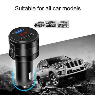Imagem de Transmissores FM sem fio bluetooth 5.0 transmissor fm do carro leitor 