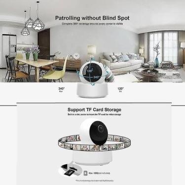 Imagem de Monitores de bebê câmera de segurança wi-fi aplicativo sem fio control