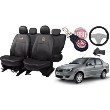 Imagem de Combo Capas Siena 2006 a 2012 + Volante + Chaveiro - Kit - Iron Tech