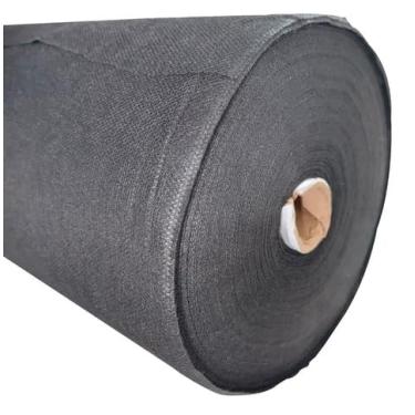 Imagem de TNT Preto em Rolo, 50 Metros de Comprimento, 1,40m de Largura, Tecido Não Tecido para Decoração e Artesanato