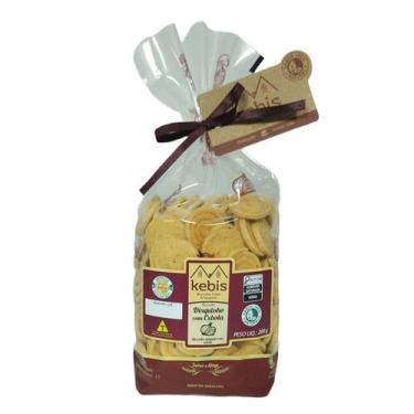 Imagem de Biscoito Caseiro Disquinho de Cebola Natural 200g Kebis - KEBIS BISCOI