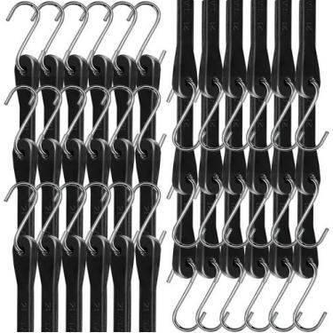 Imagem de Bungee Cords Digank 21 cm, pacote com 50 tiras de lona de borracha pes