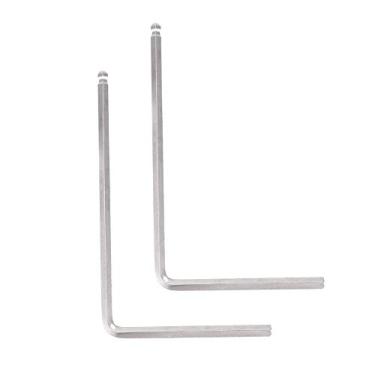 Imagem de RiToEasysports Ferramenta de Chave Allen Truss Rod Durável para Guitarra Acústica, Chave de Treliça de Guitarra Em Forma de L de Aço para Ajuste de Pescoço, Extremidade Esférica de 4 Mm/5 Mm, 2