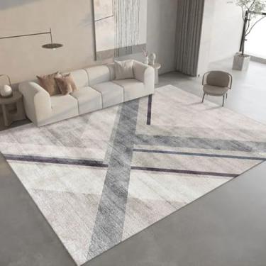 Imagem de Tapete para sala de estar, mesa de centro, sofá, almofada para chão, cabeceira do quarto, tapete para entrada, absorvente de água e resistente à sujeira (160 x 200 cm (5,3 x 6,6 pés/SJRF-116