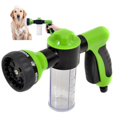 Imagem de Japard Jet Dog Lavagem de carro para uso externo, pistola de bico de espuma de sabão canhão, 8 configurações de pulverização se conecta à mangueira de jardim