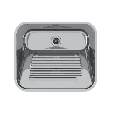 Imagem de Tanque Mekal 60 Litros Em Aço Inox Alto Brilho 60x50x28,5 Cm Ct60