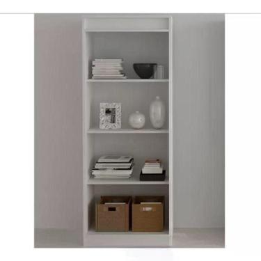 Imagem de Armario Estante Livreiro Para Escritório Me4150 Branco - TECNO MOBILI