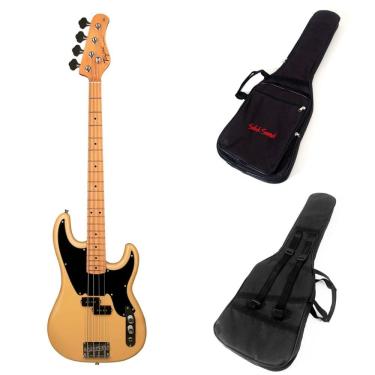 Imagem de Kit Contrabaixo Tagima Woodstock TW66 Butterscotch 4 Cordas + Capa
