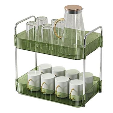Imagem de Zerodis Rack de Secagem de Copos Jardinagem Doméstica Organizadores Domésticos Com Bandeja de Drenagem para Cozinha Grande Capacidade e Transparente Armazenamento de Copos Ideal para Organizar