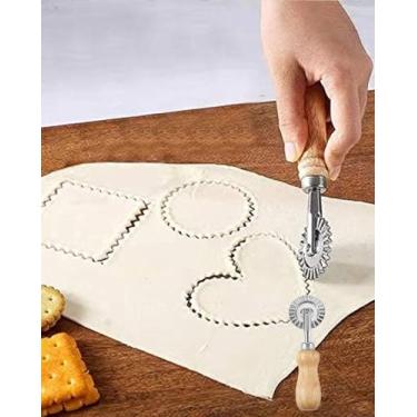 Imagem de Cortador de cokkie pequeno com cabo curto, cortador de macarrão, adequado para cokkie e assar, cortador de cokkie para cozinha