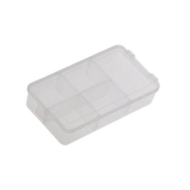 Imagem de Caixa Organizadora Box Tamanho P 5 Divisorias - Ref 142