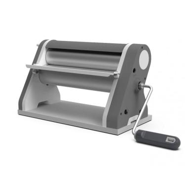 Imagem de Cilindro de Massas Manual Anodilar Cromado Cinza Estilo 28cm