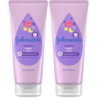 Imagem de Creme corporal para bebês Johnson's Bedtime 2x Hidratante 470ml - John