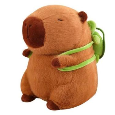 Imagem de Brinquedo Capivara Pequena  Fofa  Pelúcia - Genérica