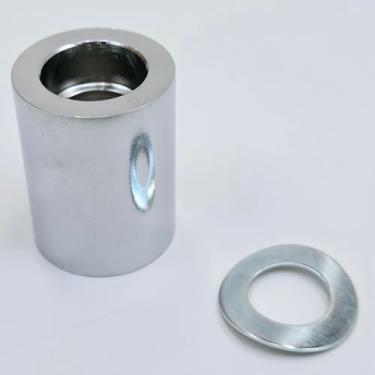 Imagem de Kit antichocalho cromado para Harley Electra Glide FLHT, Road Glide FLTR, Road King FLHR e Tour Glide FLT 1984-2006 que não têm câmbio de salto - FEITO NOS EUA