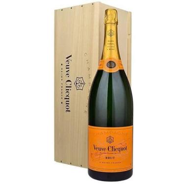 Imagem de Champagne Jeroboam Veuve Clicquot Brut 3000 ml com caixa de Madeira