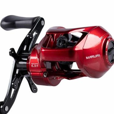 Imagem de Carretilha Para Pesca Maruri Luke Red 5r Lado Da Manivela Direita