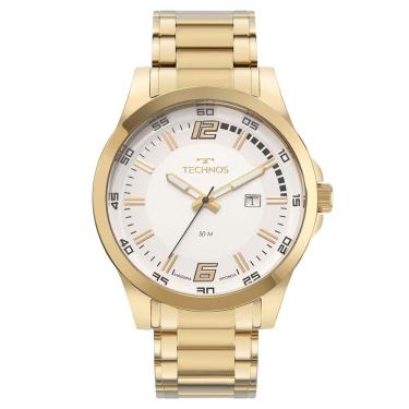 Imagem de Relógio Technos Masculino Racer Básico Dourado - 2115UBG/1K