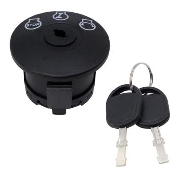 Imagem de HiSport 72512066 Interruptor de ignição com chaves 3 posições 6 pinos - Compatível com Cub Cadet ZT1 ZT2 ZTX4 MTD Z510 Z530 Z550 Troy Bilt Z510 Z530 substitui 725P12066 92512066
