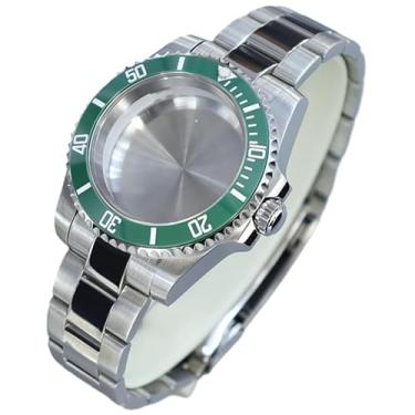 Imagem de Caixa de relógio de aço inoxidável SUB de 40 mm, 200 m, impermeável, safira Crysta, para movimento Seiko NH34/NH35/NH36/38, Tampa inferior sólida 4, For ETA2824 PT5000 Movement, Caixa de relógio de