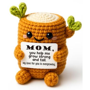 Imagem de Canmuchful Presentes para mães de filha ou filho – Bonita estatueta de tronco de árvore para o dia das mães, aniversário, Natal – emocional, positivo, apreciação decorativa colecionável