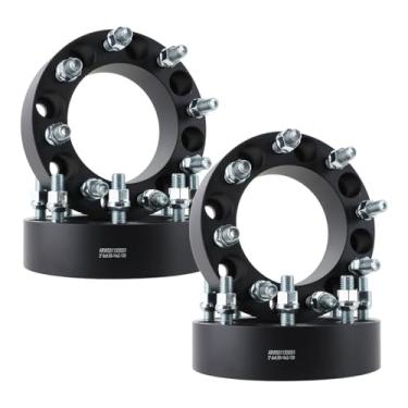 Imagem de VibeUp Adaptadores de roda 5.1 cm 8x6.69 M14x2 130, espaçadores de roda 8 terminais serve para Ford F-250 Super Duty 1999-2002, para Ford F-350 Super Duty 1999-2002, para Ford Excursion 2000-2002