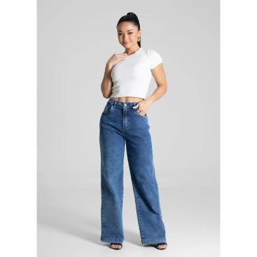 Imagem de Calça Jeans Sawary Wide Leg Petit - 279663