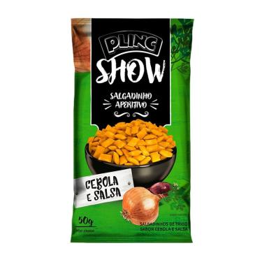 Imagem de Salgadinho Aperitivo Plinc Show Sabor Cebola e Salsa 50g