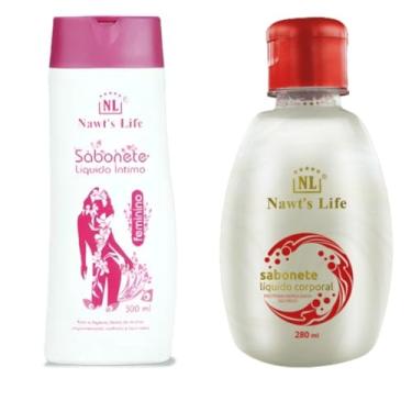Imagem de Kit Completo Sabonete Líquido Cremoso + Sabonete Íntimo Feminino – Hidratação, Proteção e Higiene Suave com Proteínas Hidrolisadas