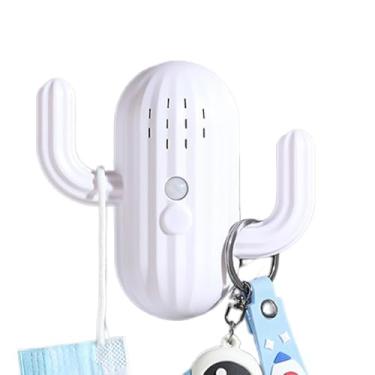 Imagem de Shakven Alarmes de sensor de movimento para idosos,Sensor de movimento interno | Leitor de voz ativado por movimento sem fio,Lembrete de esquecimento de idosos com ganchos, lembrete de segurança