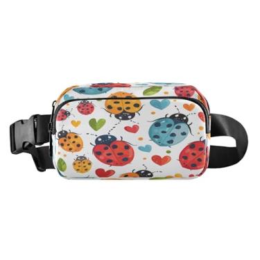 Imagem de CEBUGI Pochetes de caminhada para homens e mulheres, pochetes coloridas modernas resistentes à água com cinto ajustável para treino, viagem, corrida