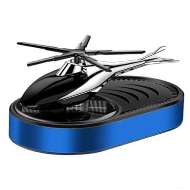 Imagem de Difusor de Perfume para Carro Solar Design Moderno Helicóptero Rotativo Aromatizador Automático com Energia Máquina Aromaterapia em Plástico Sólido Ac