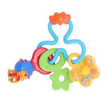 Imagem de Ainoli chocalhos para cama de bebê, carrinho de bebê recém-nascido, colorido, sino de mão, carro, pendurado, brinquedos reconfortantes