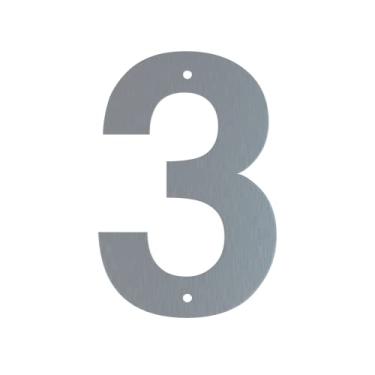 Imagem de Número Residencial de Inox 3-1 Peça