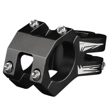 Imagem de Mesa de guidão curta Power Stem para bicicleta de estrada, mountain bike, ponte, em liga de alumínio, 31.8 mm.(Black)